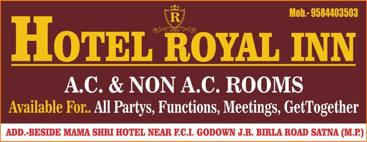 Hotel Royal Inn Satna Kültér fotó